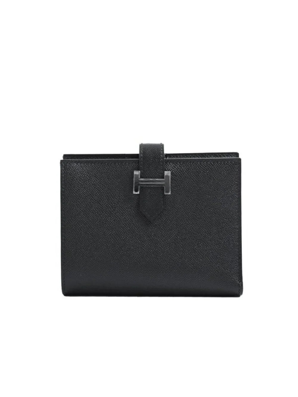 Hermes Compact Wallet Bearn Monochrome